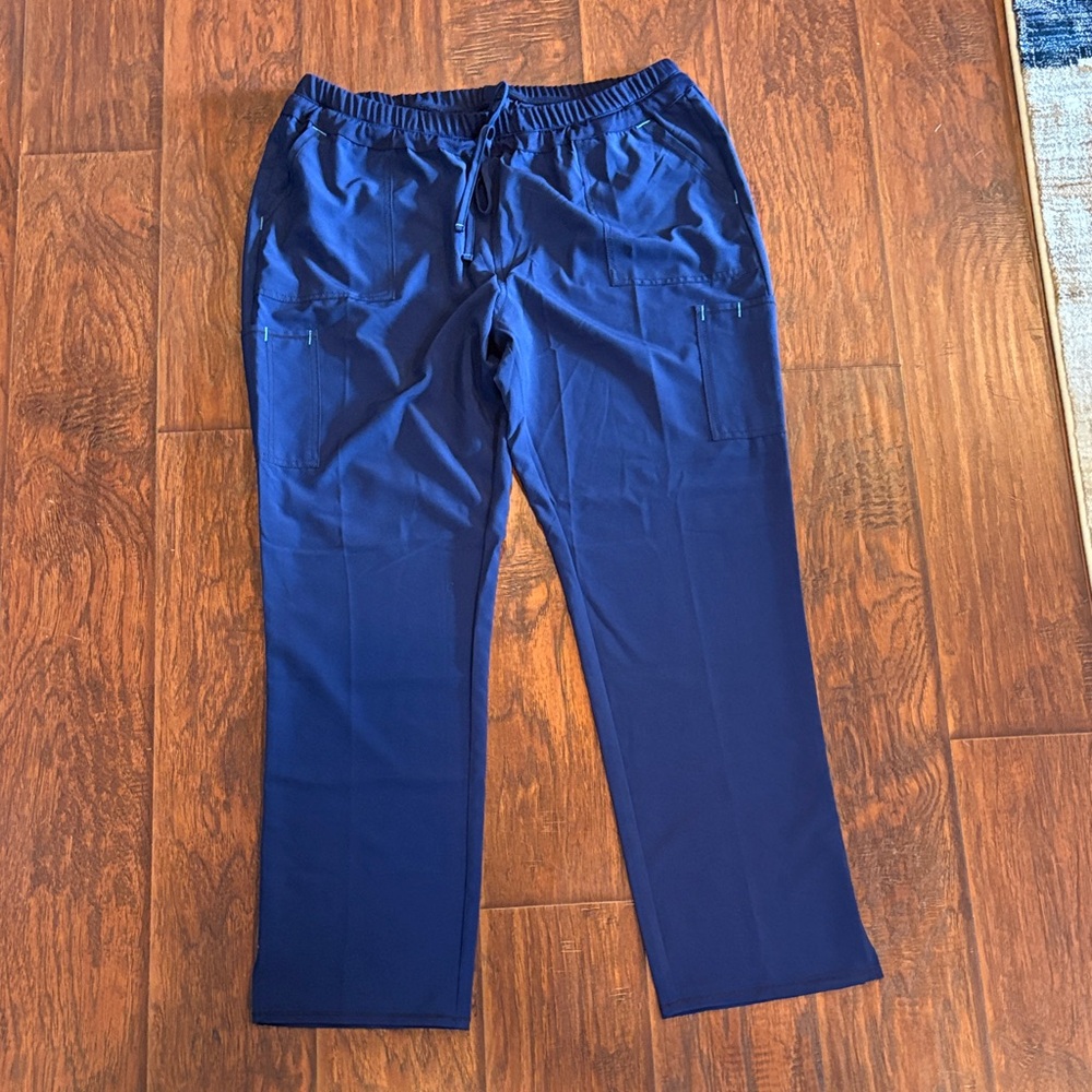 Scrubstar Women's Navy Cargo scrub Pants